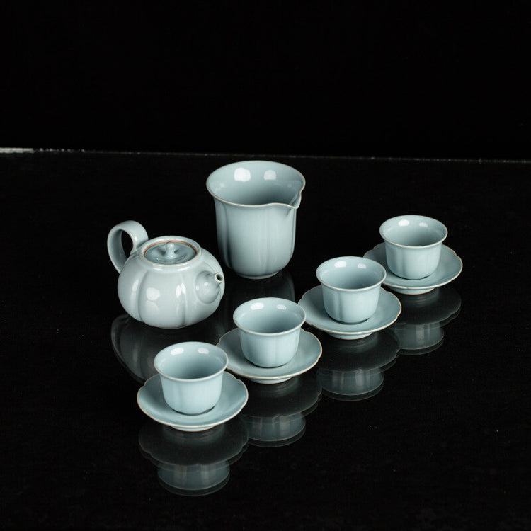 瓜棱茶器セット