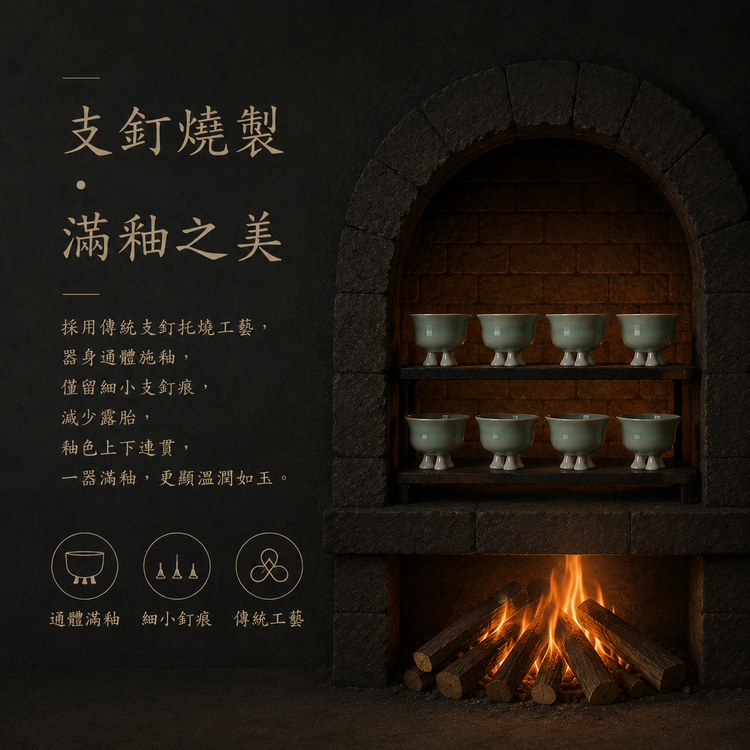 佛肚杯｜仿古釉・瑪瑙入釉・自然開片・手工主人杯・品茗杯・茶杯・汝窯