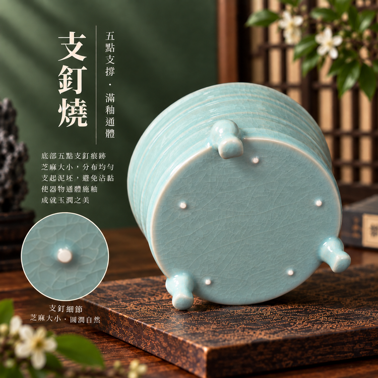 玄紋尊｜仿古釉・自然開片・宋式雅器